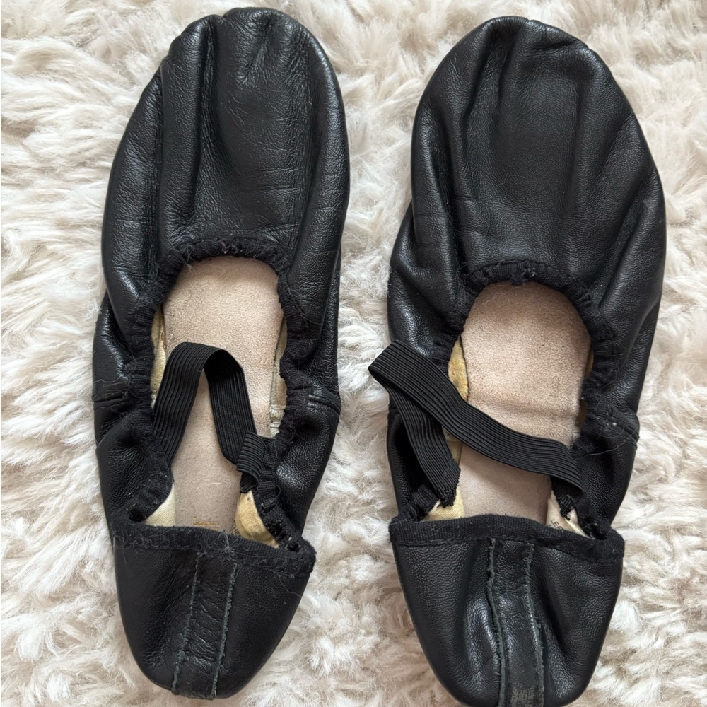 Bloch Black Leather Ballet Slippers
